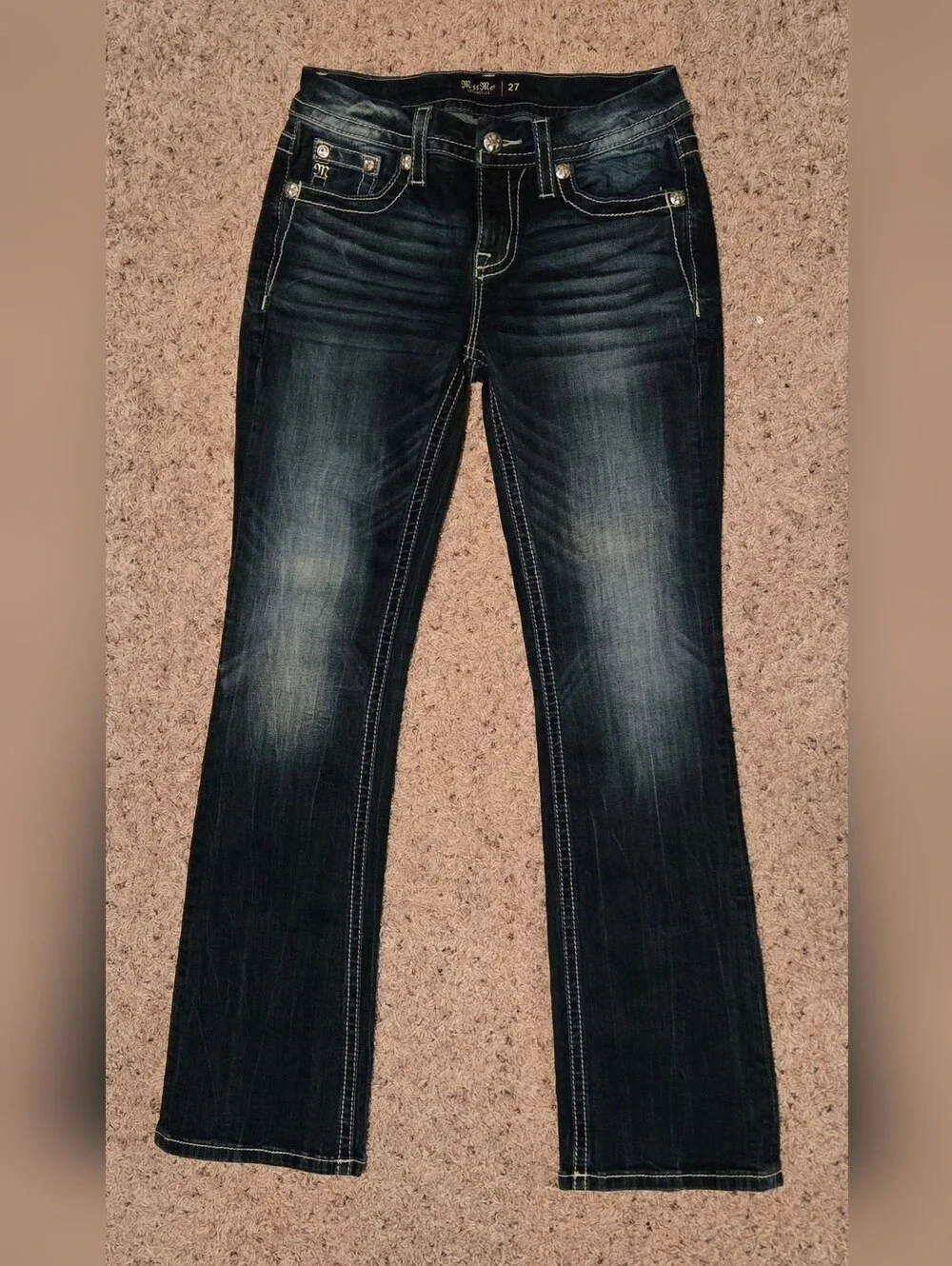 Miss Me Lowrise Bootcut Jeans Women's Size 27 NWOT - Picture 3 of 11